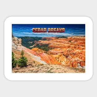 Cedar Breaks National Monument Sticker